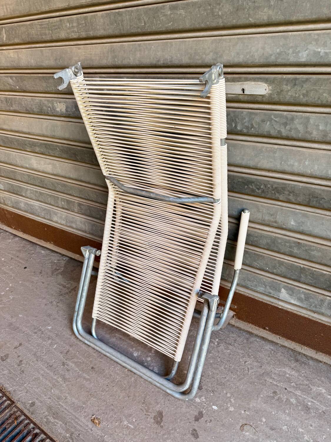 Altorfer 1158 deck chair, sun lounger, deckchair by Embru