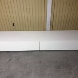 Low sideboard Lago white lacquered 2000