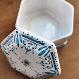 Sugar Moustiers butterfly blue décor