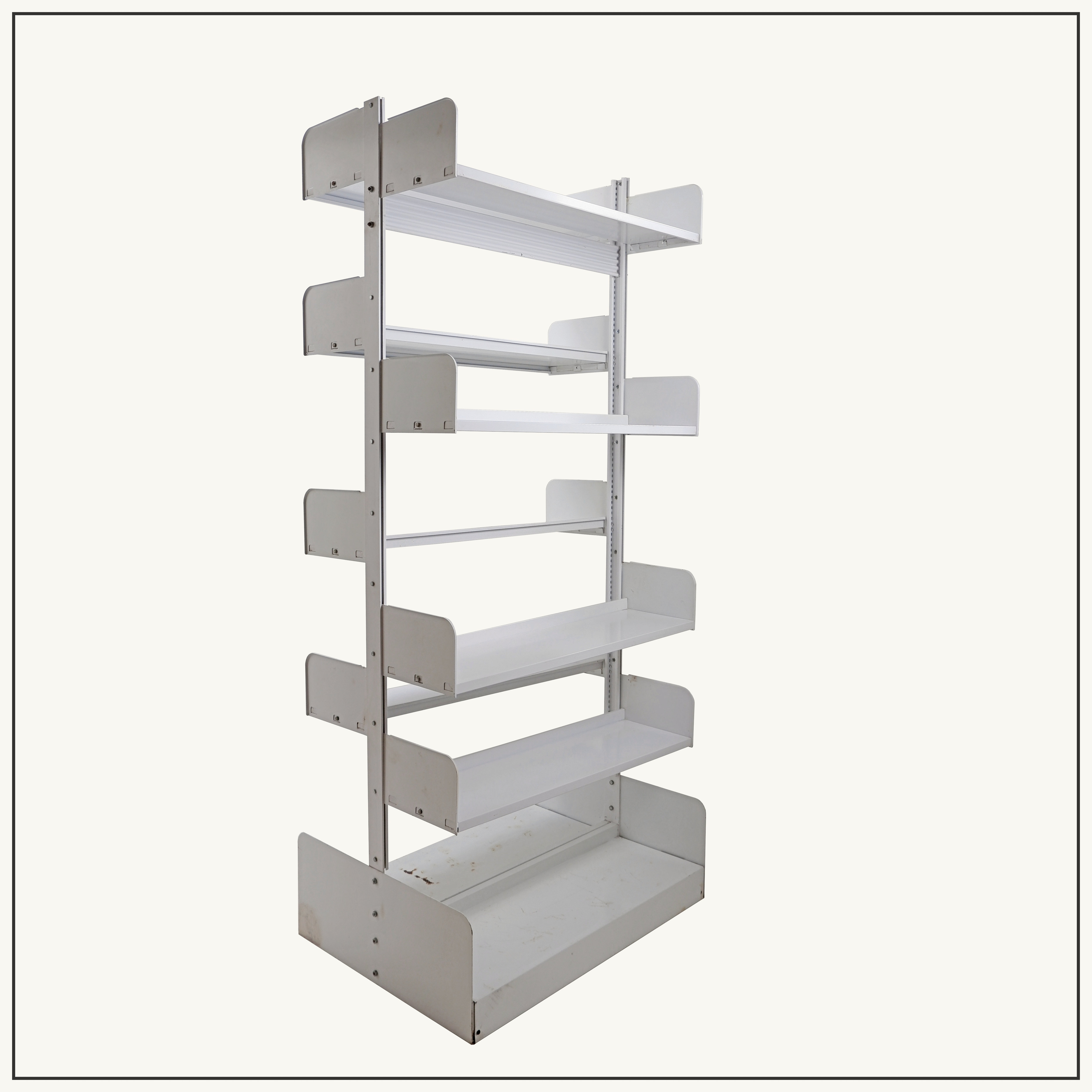 Lips Vago "Congresso" double shelving system, 1960s - 1 pair available