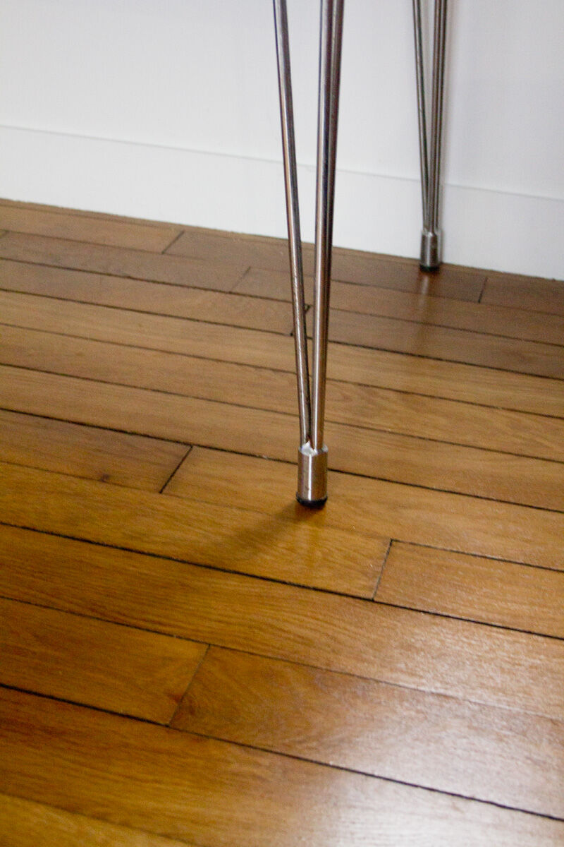 Table formica extensible pieds eiffel