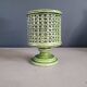 Ceramic flowerpot on stand