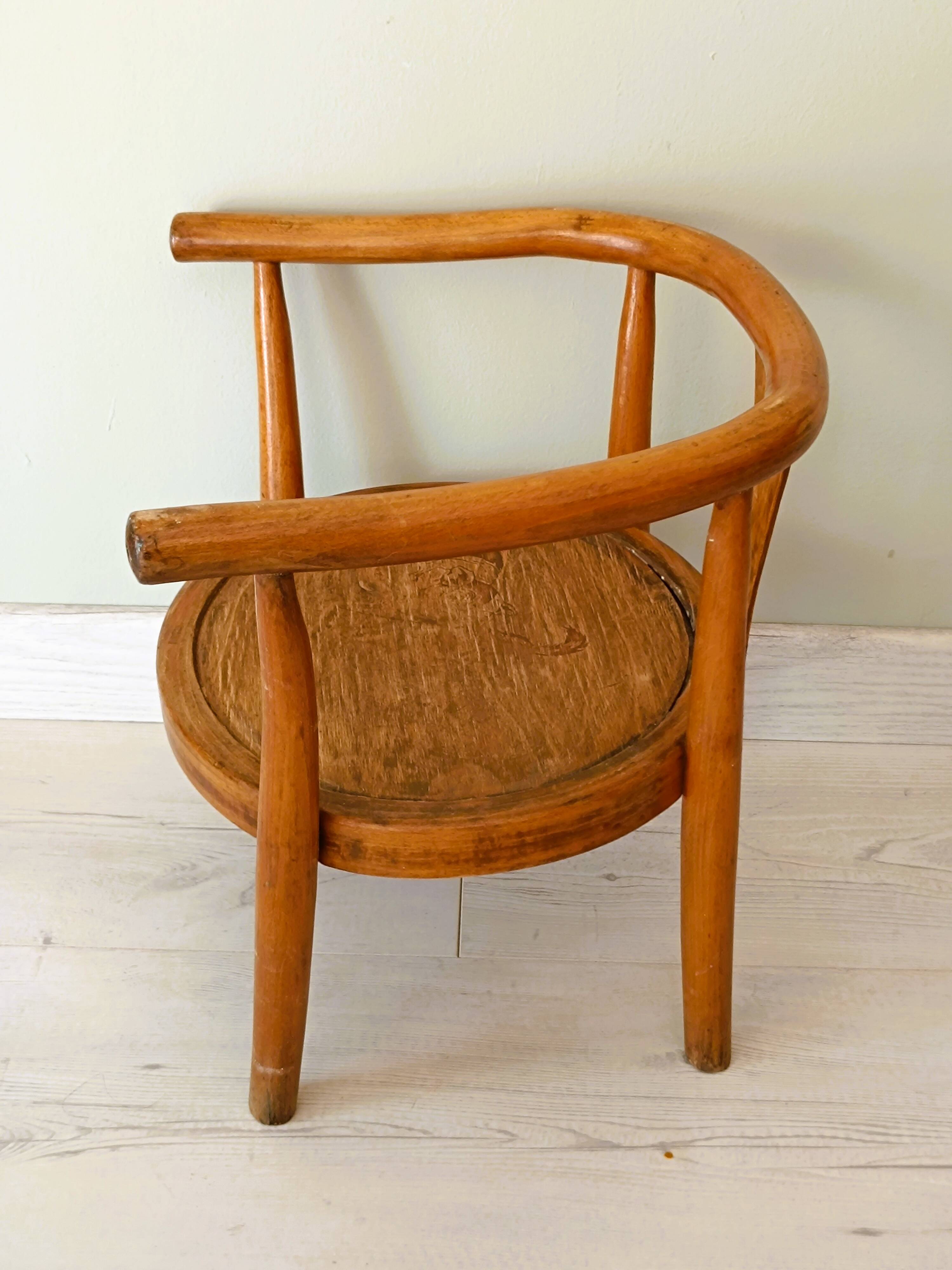 Antique Baumann children's chair