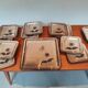 Vintage ceramic service Les Grottes Dieulefit