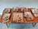 Vintage ceramic service Les Grottes Dieulefit