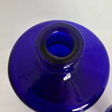 Cobalt blue glass bottle