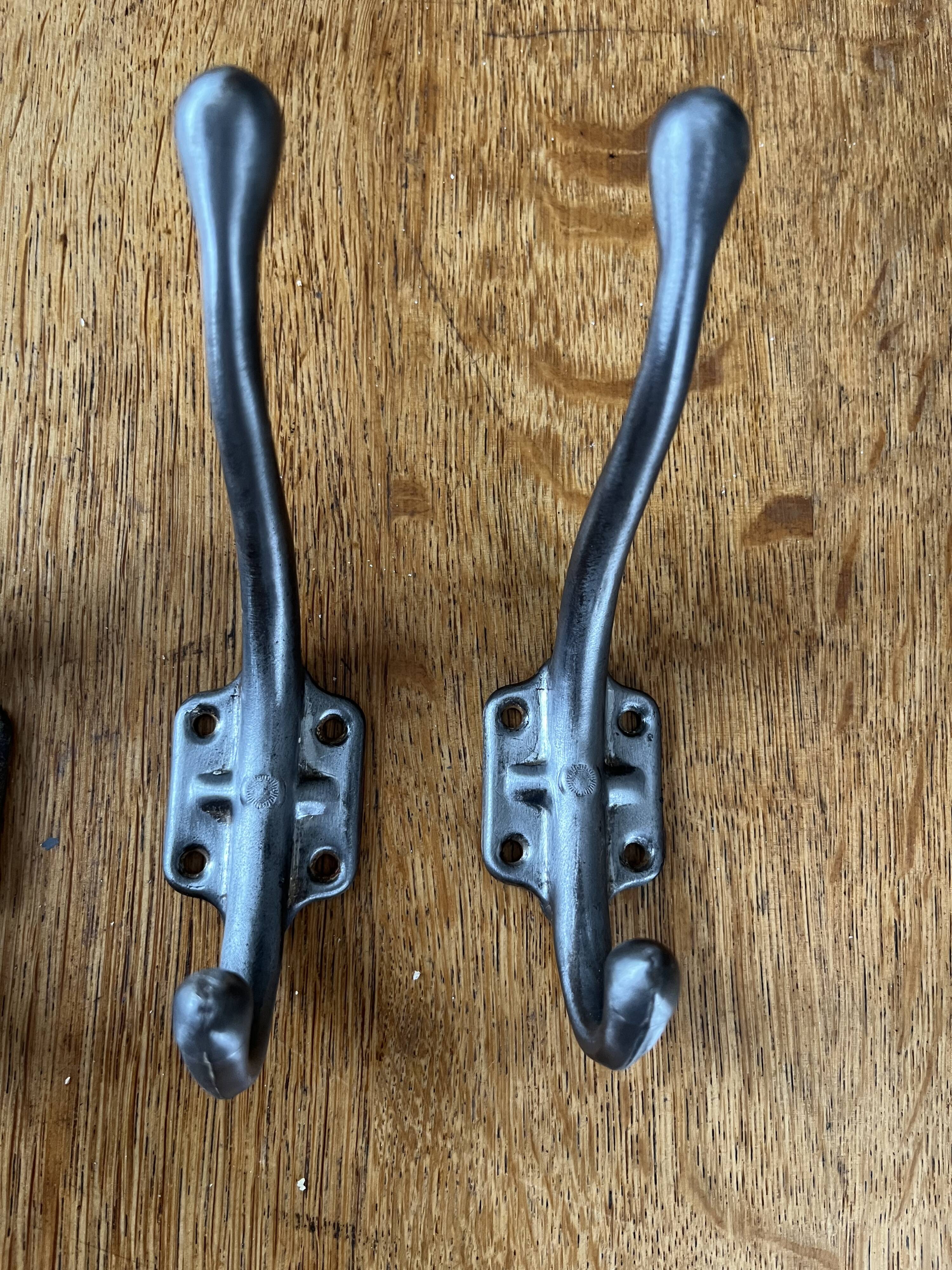 Old school coat hooks