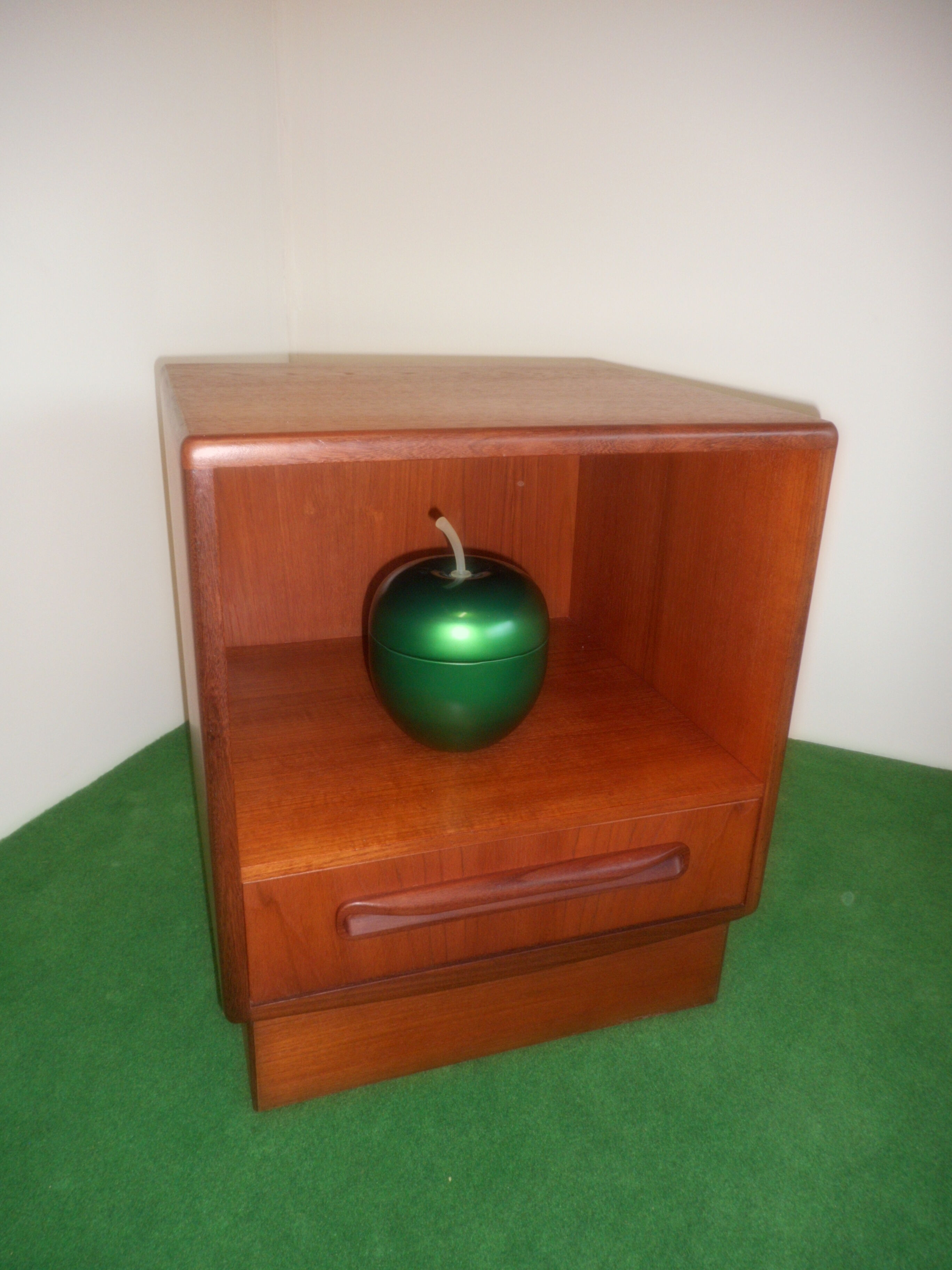 Vintage teak bedside