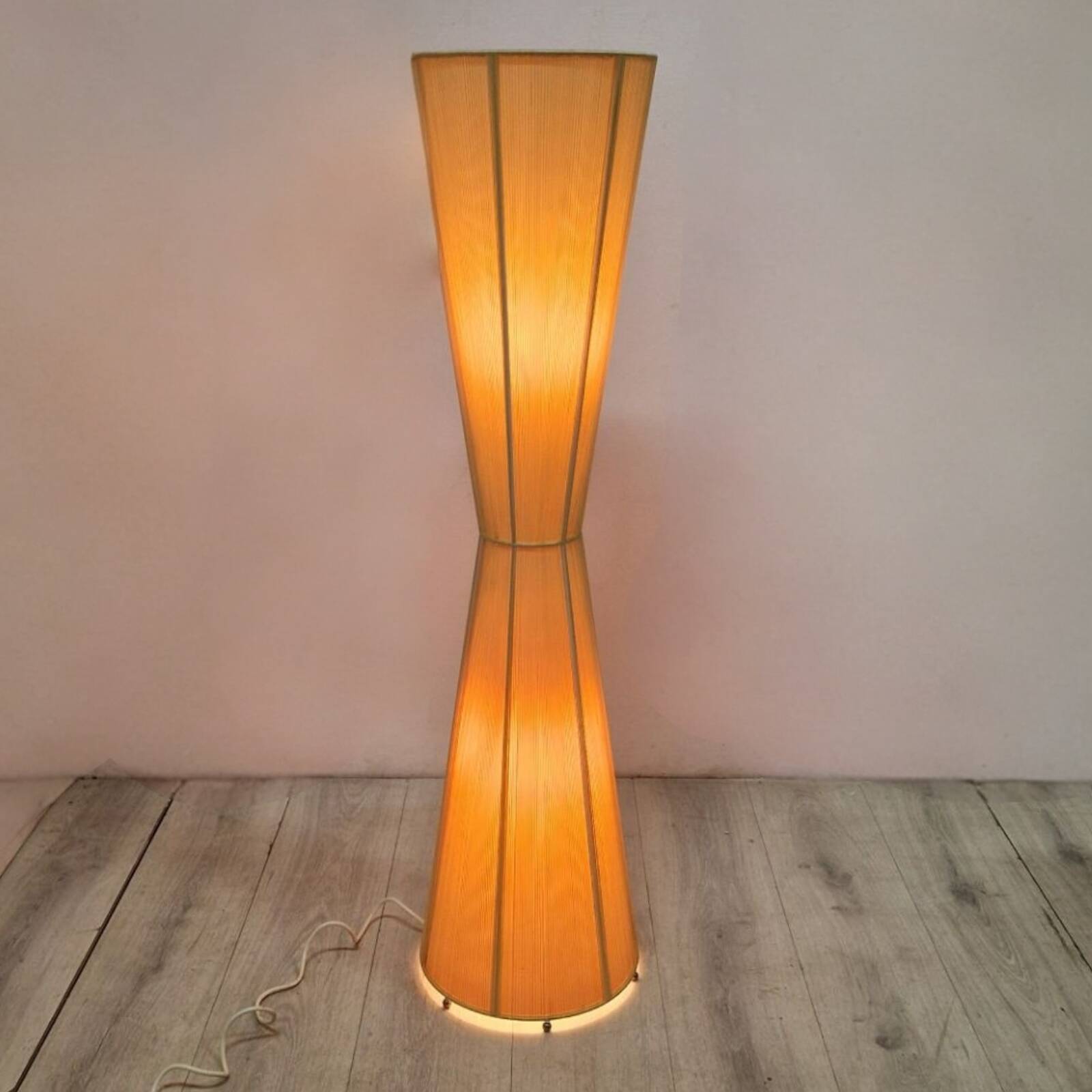 Grand lampadaire Space Age Diabolo, Italie années 1970