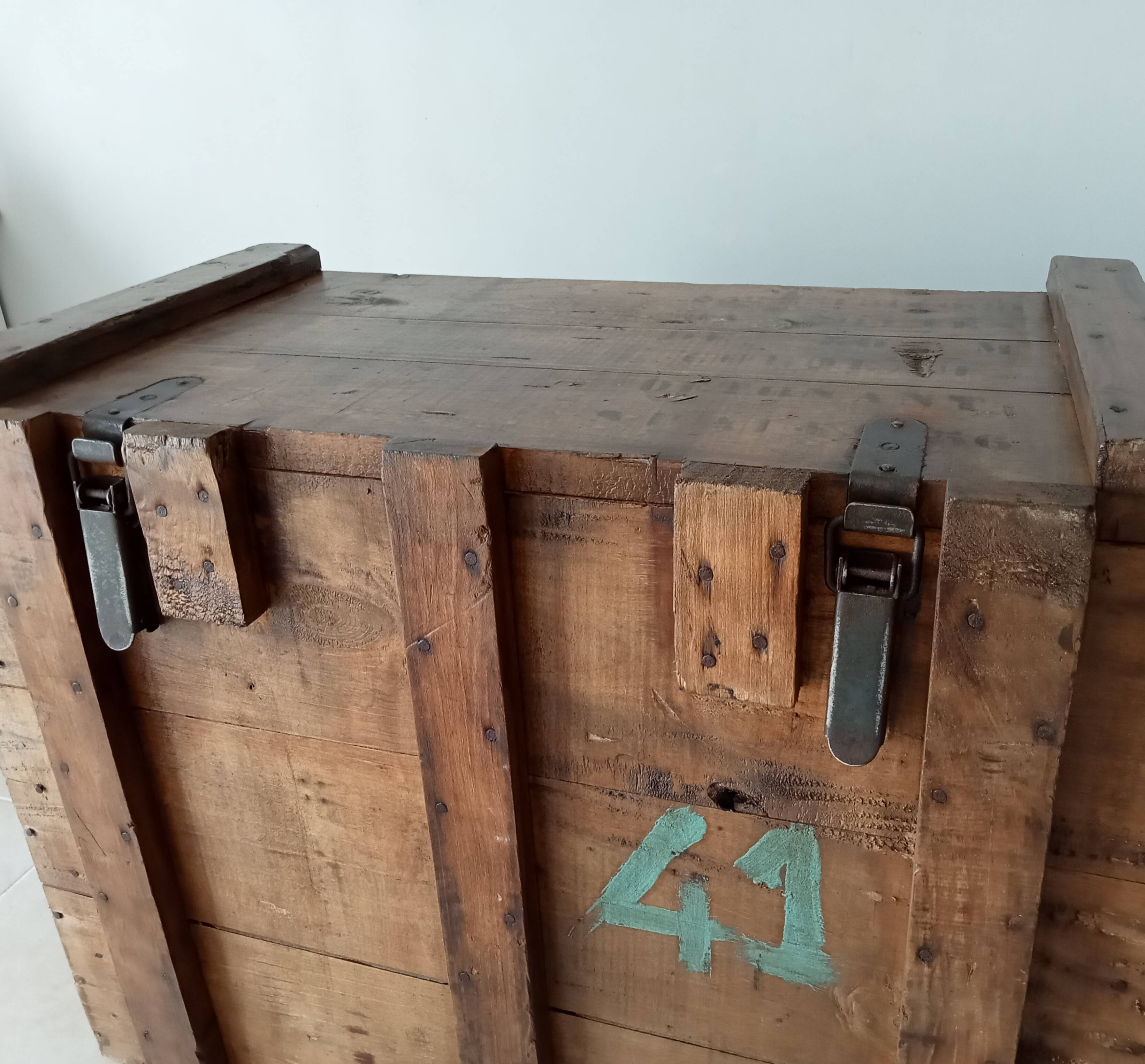 Old military trunk 40/50s