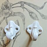 2 hooks Torch Holder Enamelled towel