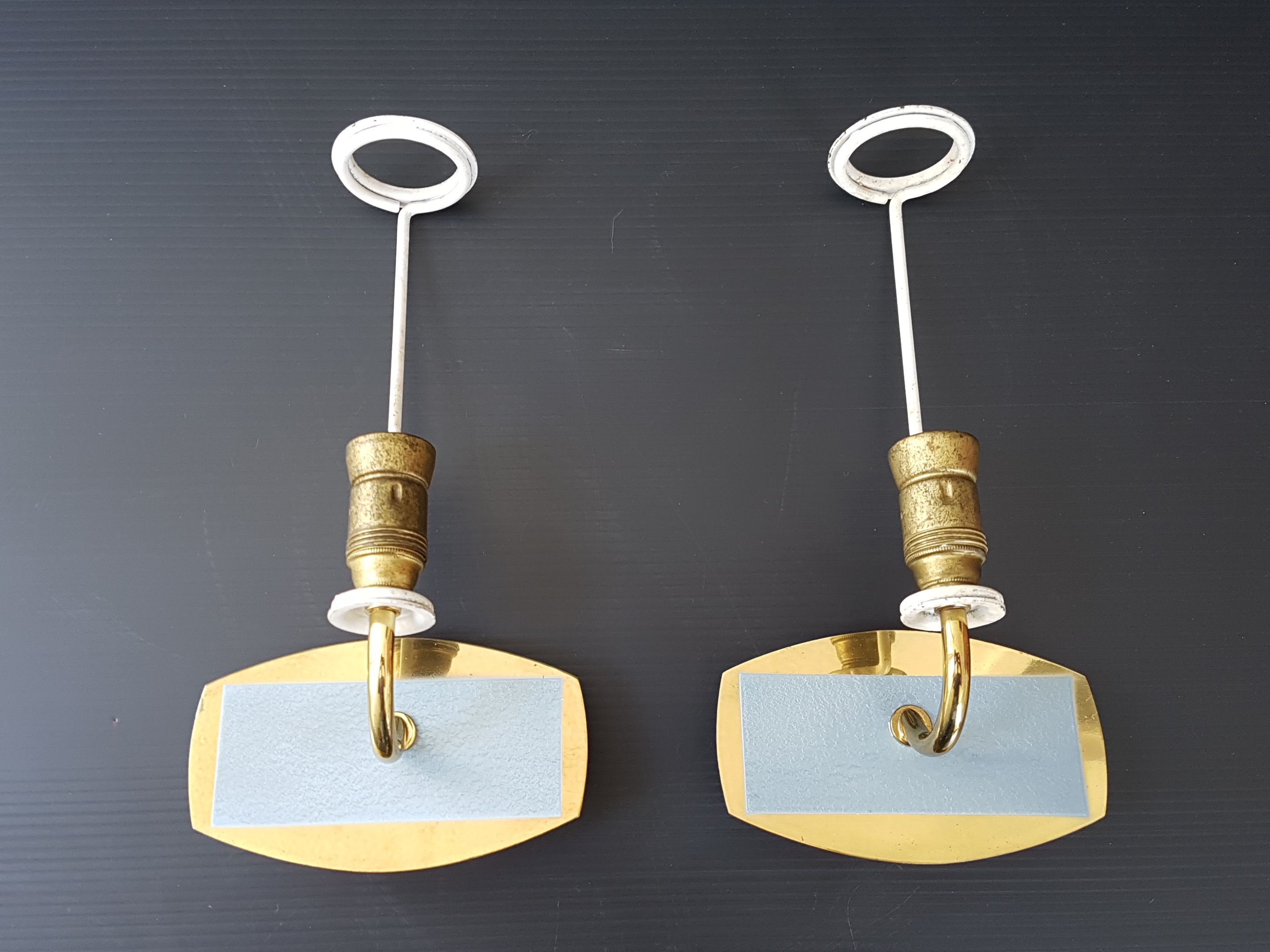 Pair of wall light vintage 1950 sets