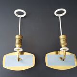 Pair of wall light vintage 1950 sets