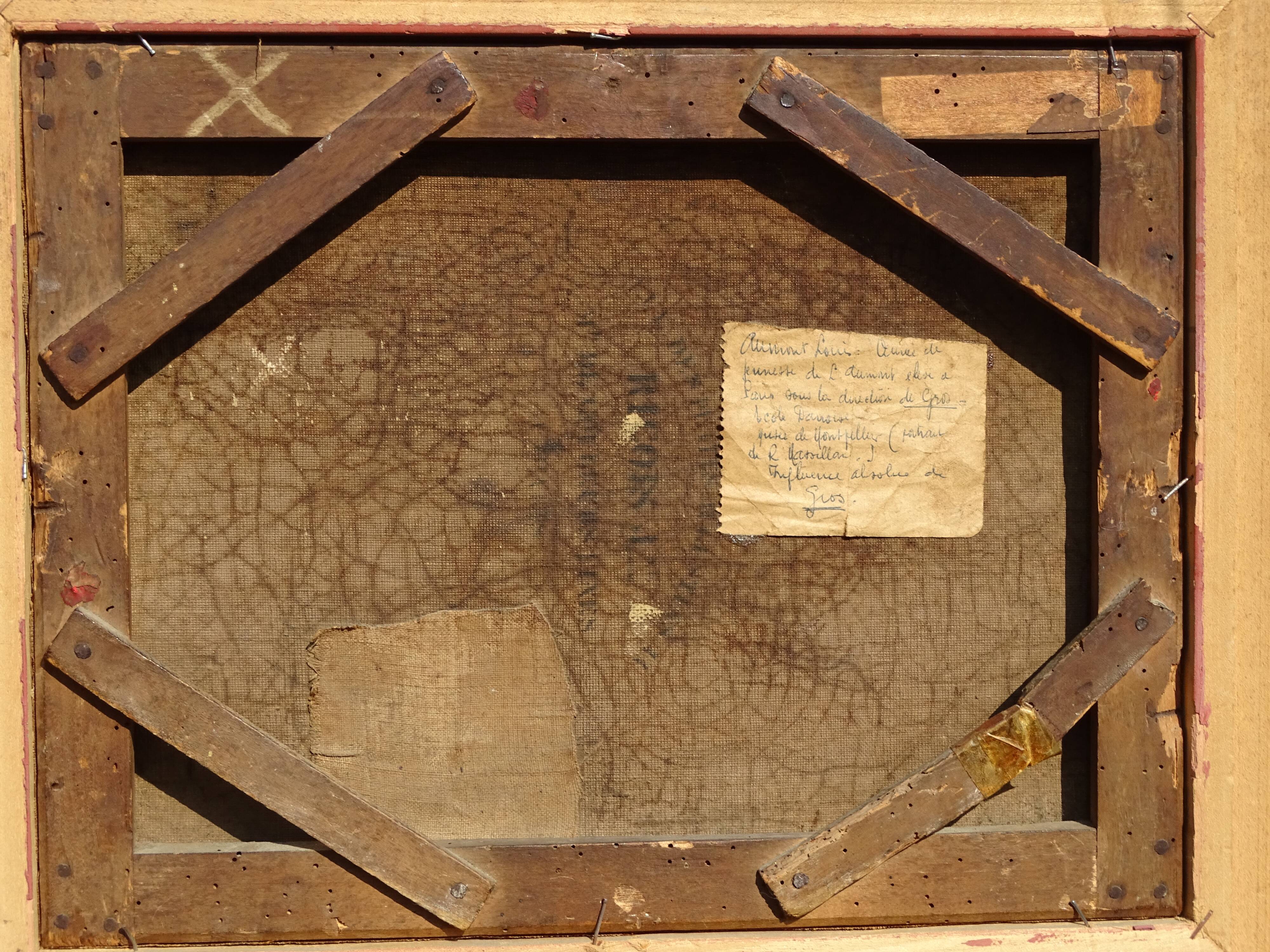 Old Dutch School Painting Countryside and Peasants