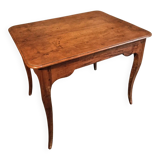 French side table in cherry wood, late 18th century.