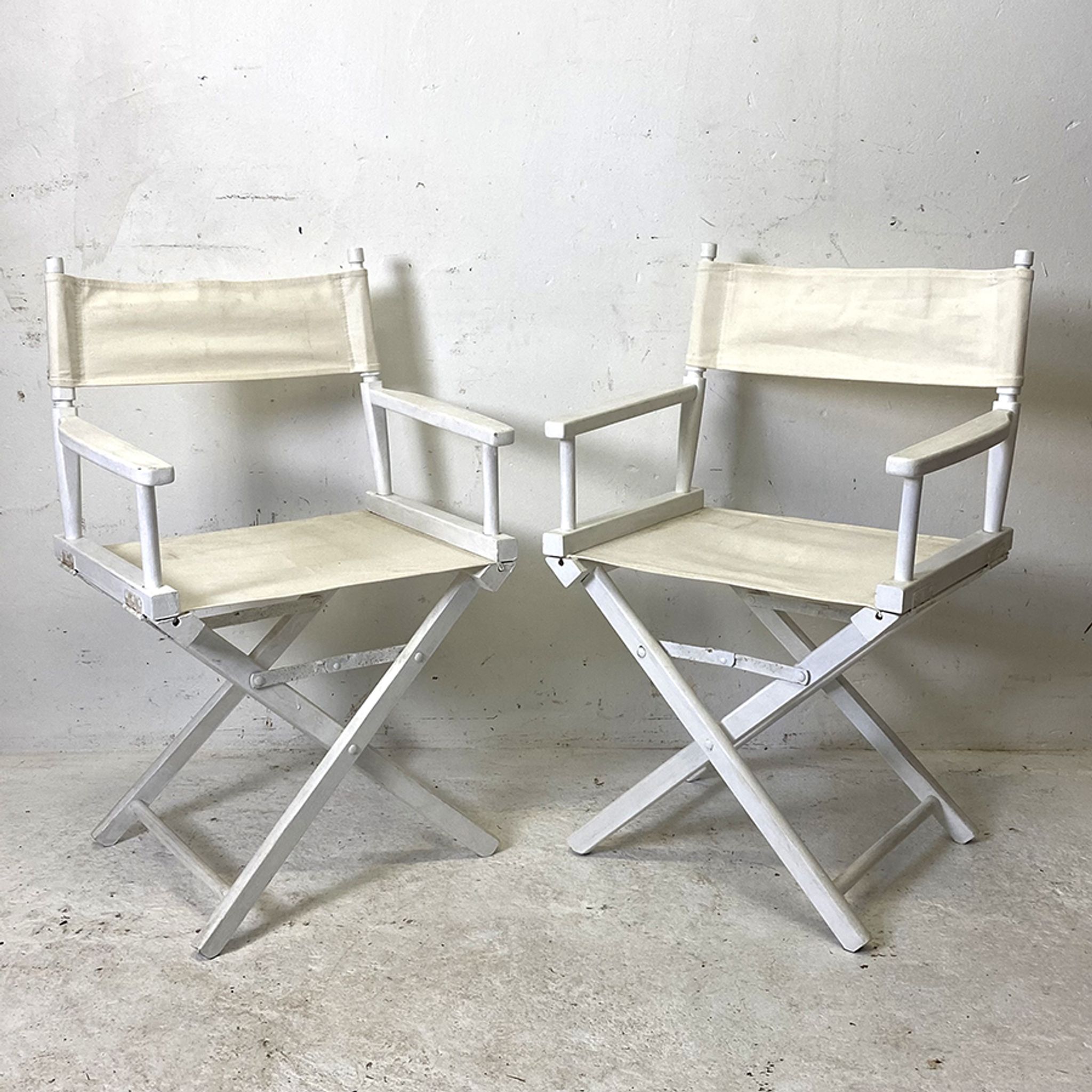Paire de chaises pliantes