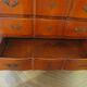3-drawer chest of drawers in Louis XV style cherry wood, 1980s