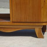 art deco dressing table in light wood