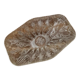 Cut glass fruit basket 70 ́s