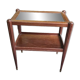 Table d'appoint ou desserte a miroir art deco en marqueterie