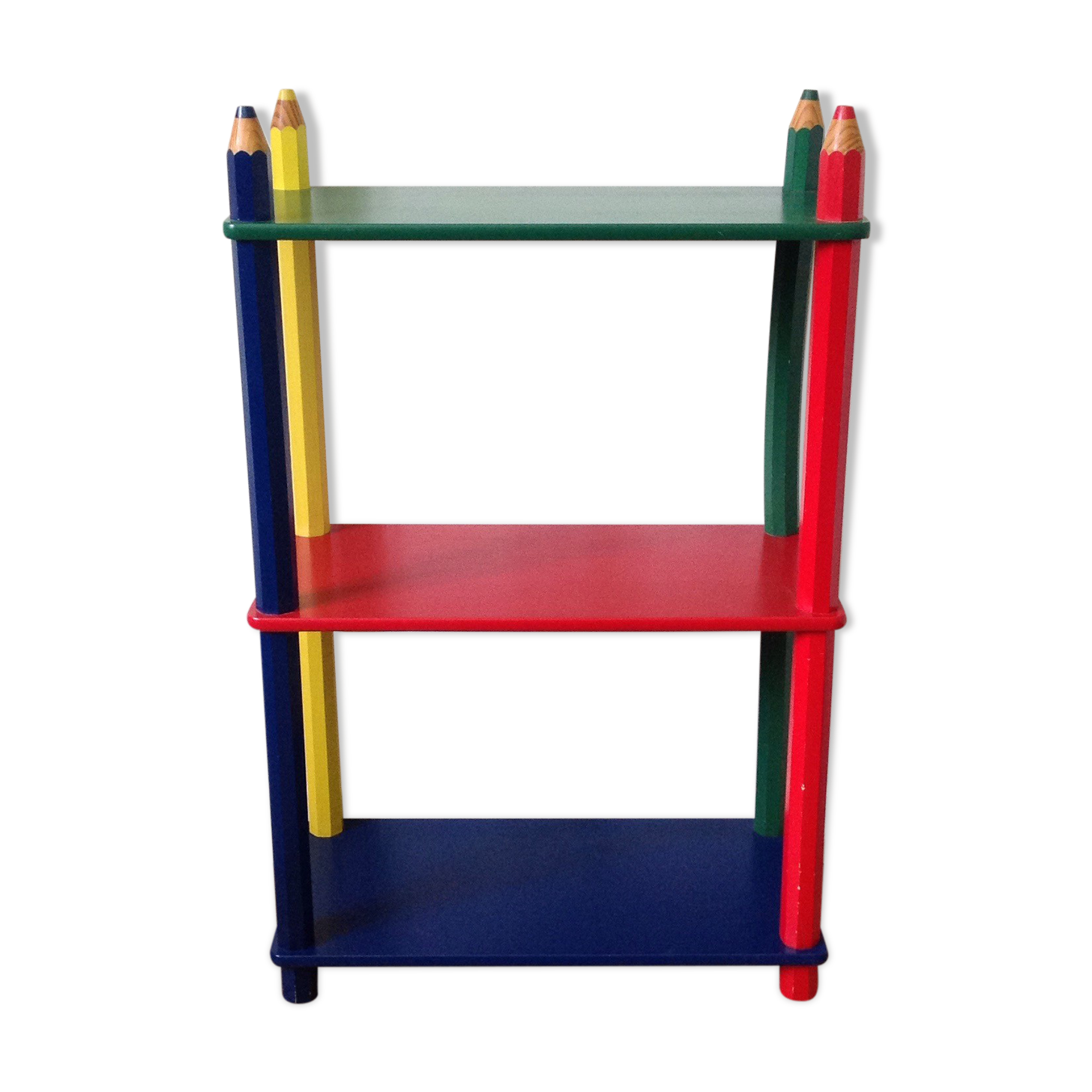 Etagère crayons années 80