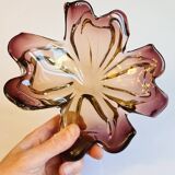 Murano pocket emptier - amber and gold