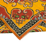 Handwoven Vintage Bessarabian Yellow Kilim 182 cm x 246 cm - 23410