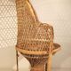 Fauteuil "Emmanuelle" en rotin pour enfant