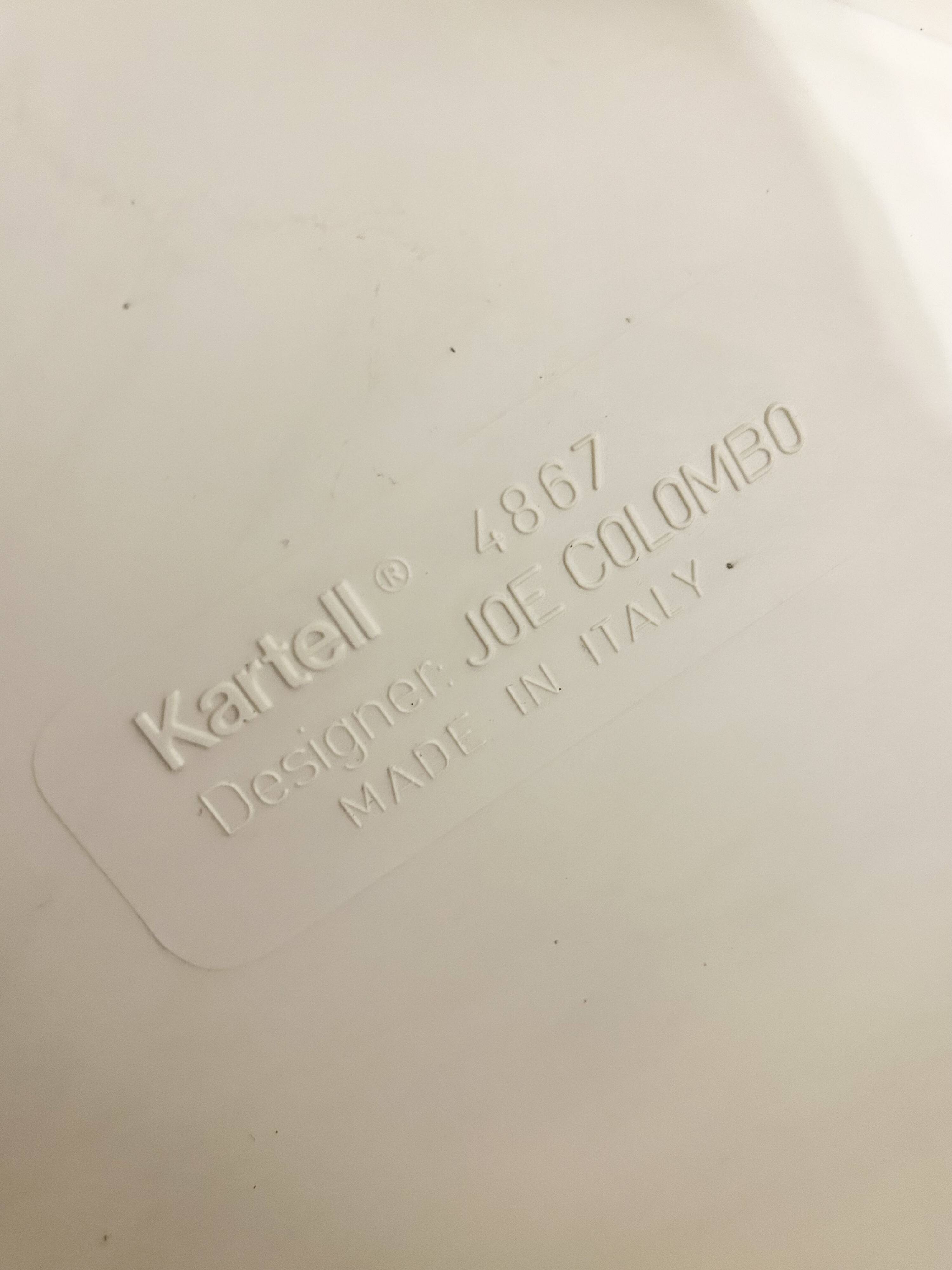 Set of 3 Chairs by Joe Colombo for Kartell, 1970