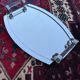 Art Deco plateau mirror and glass