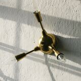 Lampe Spoutnik en laiton italien
