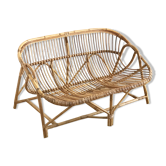 Rattan bench