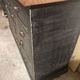 Old cabinet with 10 drawers