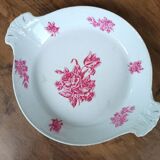 plat ancien aux motifs de roses roses vintages