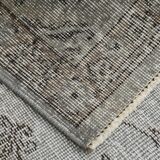 6x10 Black & Gray Oriental Style Turkish Rug, 201x301Cm