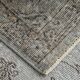Tapis turc oriental noir et gris 6x10, 201x301 cm