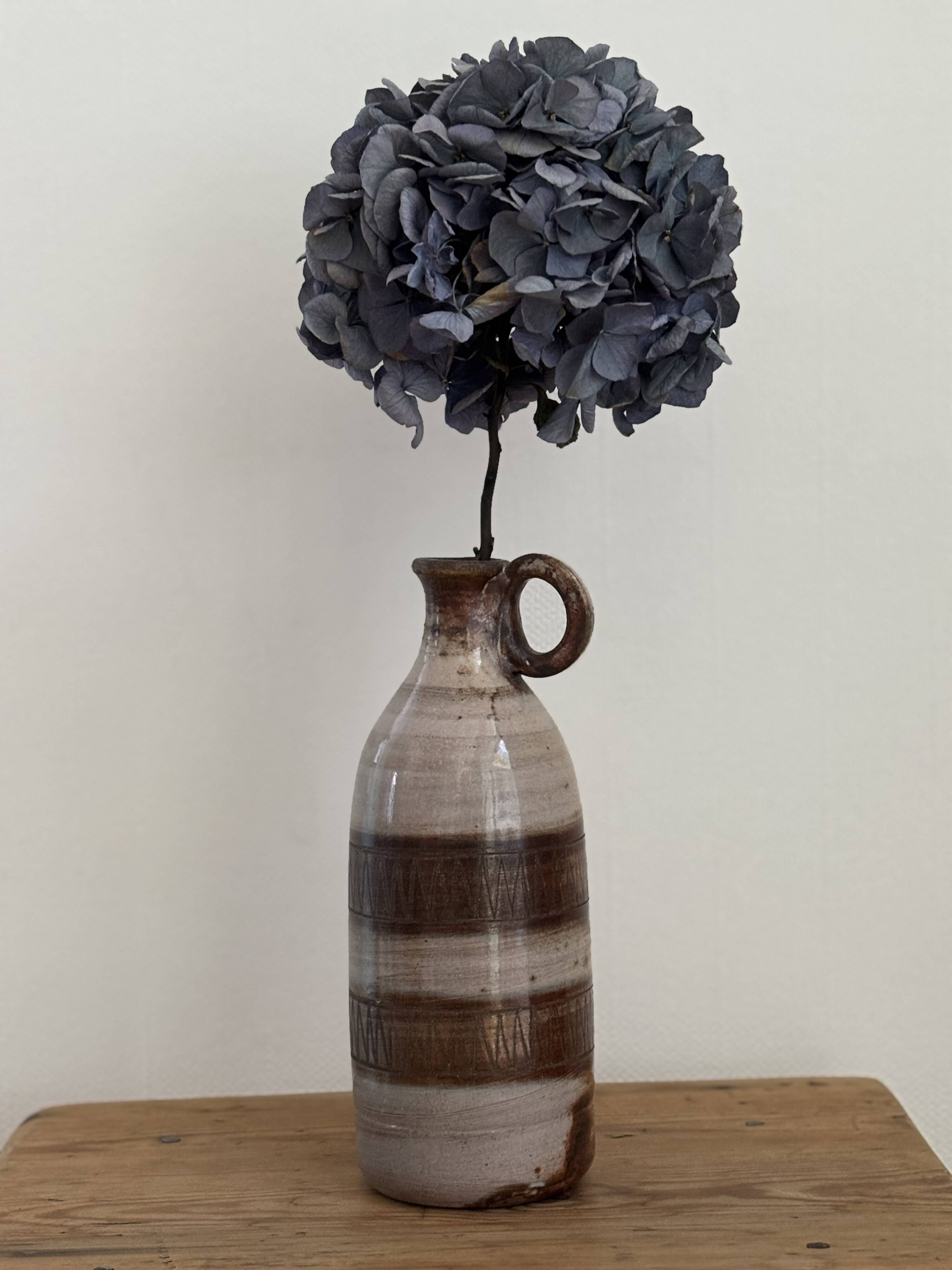 Jacques POUCHAIN stoneware bottle - Potter's workshop