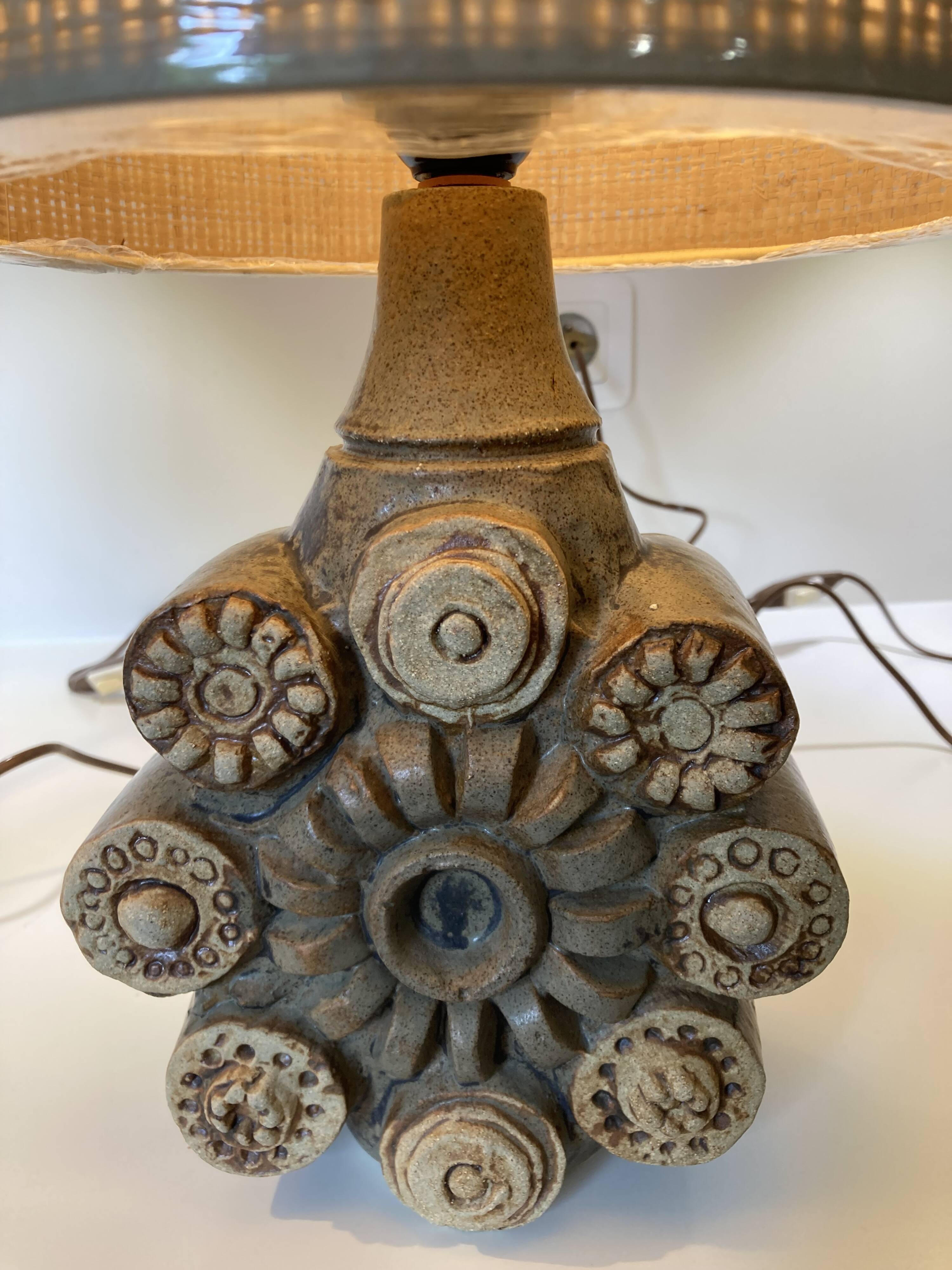 Pair of Bernard Rooke lamps, 1970