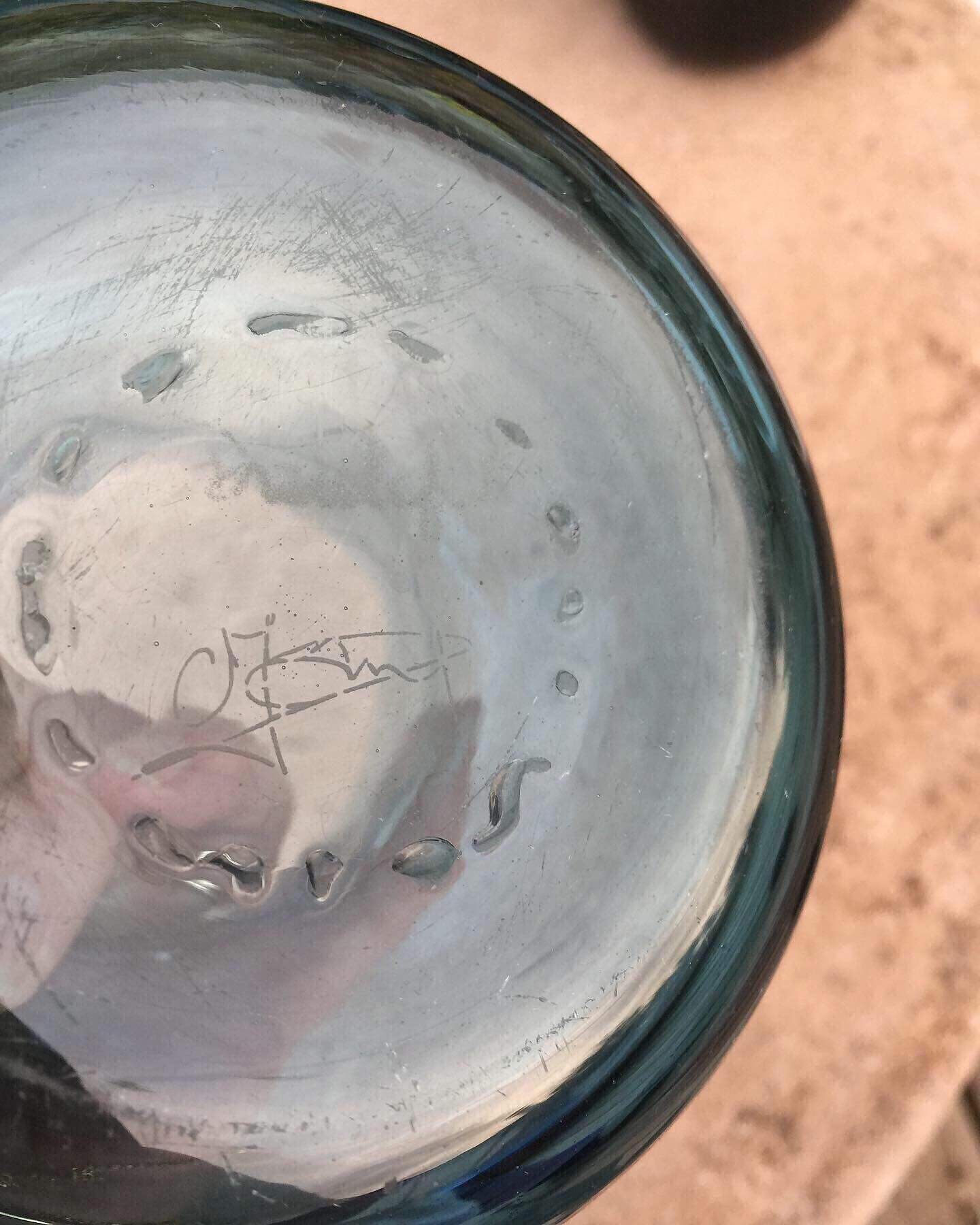 Claude Morin sky blue vase