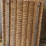 Ancien panier de boulangerie en osier