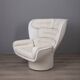 Vintage armchair from the 1960s, "elda" designed by joe colombo for comfort
