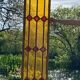 Vitaril, Wood and glass panel, 41X193.5