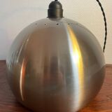 Space age metal suspension globe from the 80s
