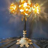 Large grape cluster lamp, Murano glass, 1950.