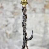 Brutalist floor lamp chain