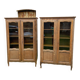 2 vitrines ancienne en bois