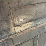 Vaisselier ancien portes vitrées fleurs de lys année 50