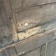 Antique dresser with glass doors and fleur-de-lys from the 50s