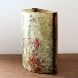 Accolay resin and copper wall lamp