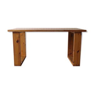 Table à manger en pin par Ate van Apeldoorn pour Houtwerk Hattem
